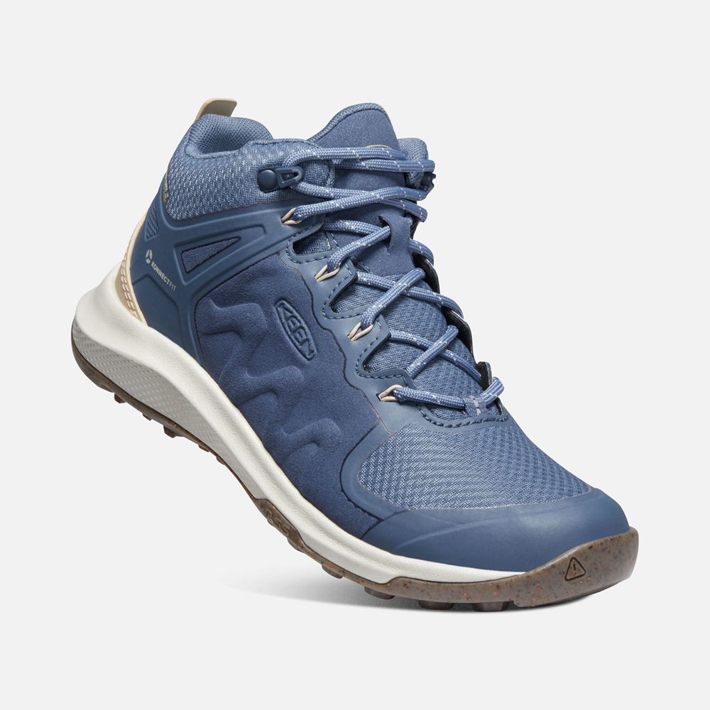 Keen Laarzen Dames Blauw - Explore Waterproof - 92348-YNEO